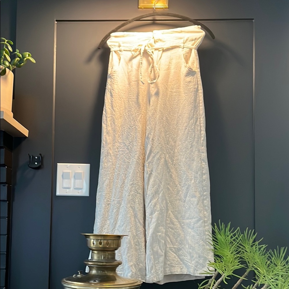 Lulu's Cream Textured Pants
